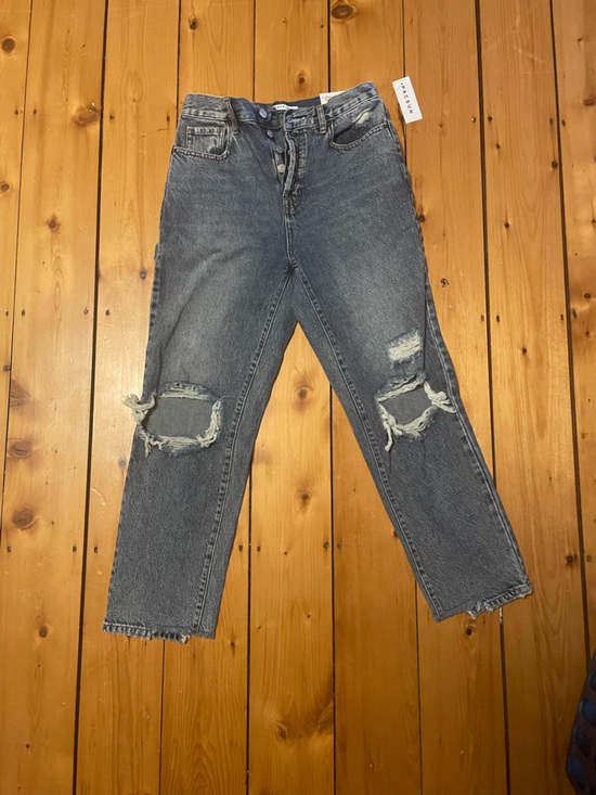 PacSun High-Waist Ripped Straight Leg Jeans - Picture 5 of 7